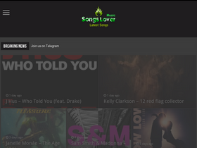 'songslover.vip' screenshot