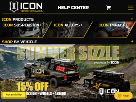 'iconvehicledynamics.com' screenshot