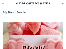 'mybrownnewfies.com' screenshot
