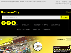 'hardwarecity.com.sg' screenshot