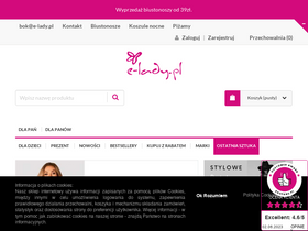 'e-lady.pl' screenshot