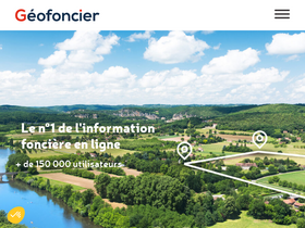 'geofoncier.fr' screenshot