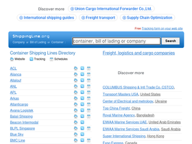 'shippingline.org' screenshot