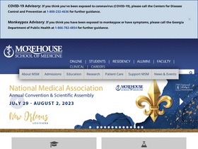 'msm.edu' screenshot