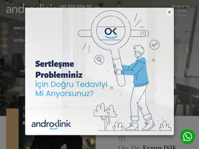 'androklinik.com' screenshot