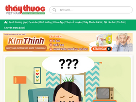 'thaythuocvietnam.vn' screenshot