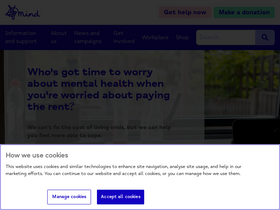 'shop.mind.org.uk' screenshot