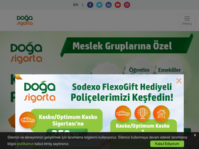 'dogasigorta.com' screenshot