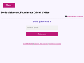 'sortie-visite.com' screenshot