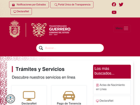 'guerrero.gob.mx' screenshot