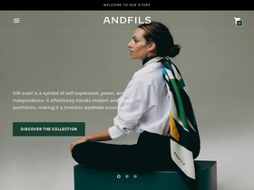 andfils.com homepage screenshot