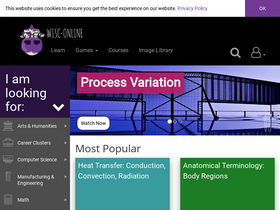 'wisc-online.com' screenshot
