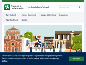 'lombardiabeniculturali.it' screenshot