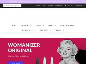 lizzybliss.co.za homepage screenshot