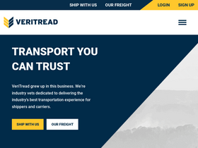 'veritread.com' screenshot