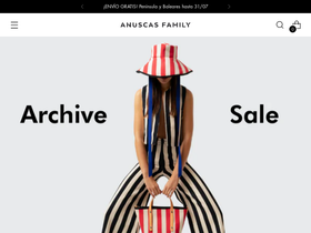 anuscasfamily.com homepage screenshot