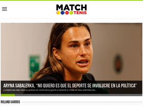 'matchtenis.com' screenshot