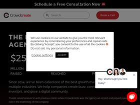 'crowdcreate.us' screenshot