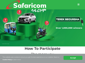 'safaricom.et' screenshot