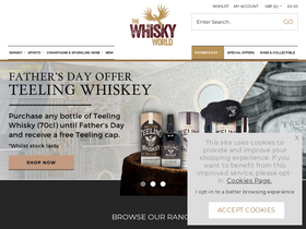'thewhiskyworld.com' screenshot