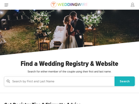 'weddingwire.us' screenshot