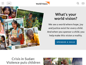 'worldvision.ca' screenshot