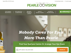 'pearlevision.ca' screenshot