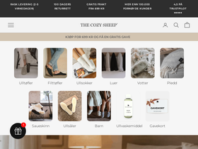The Cozy Sheep homepage screenshot