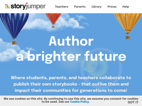 'storyjumper.com' screenshot