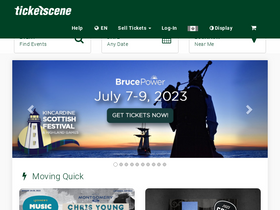 'ticketscene.ca' screenshot