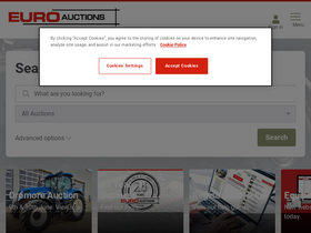 'euroauctions.com' screenshot