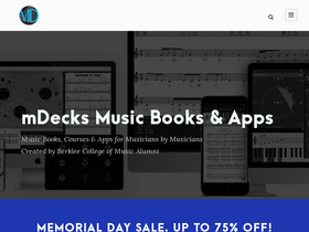 'mdecks.com' screenshot