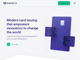 'marqeta.com' screenshot