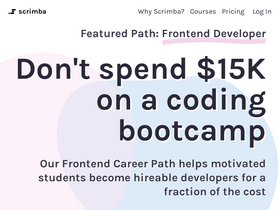 'scrimba.com' screenshot