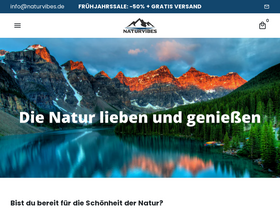 NaturVibes website screenshot