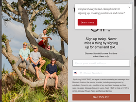 'mountainkhakis.com' screenshot