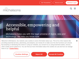 'michalsons.com' screenshot