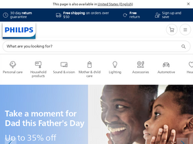 'philips.ca' screenshot