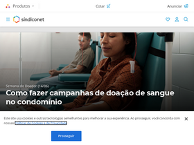 'sindiconet.com.br' screenshot