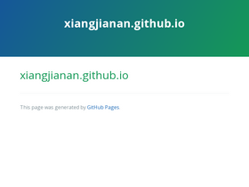 xiangjianan.github.io