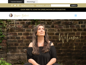 'yasminboland.com' screenshot