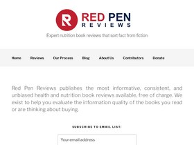 'redpenreviews.org' screenshot