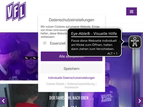 'vfl.de' screenshot
