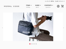 'moralcode.jp' screenshot