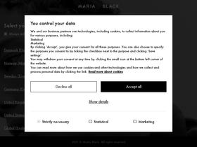 'maria-black.com' screenshot