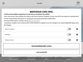 'opel.fr' screenshot