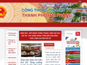 'haiphong.gov.vn' screenshot