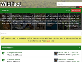 'wildfact.com' screenshot