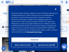 'inps.it' screenshot