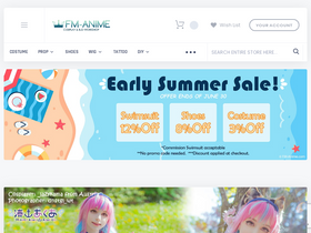 'fm-anime.com' screenshot